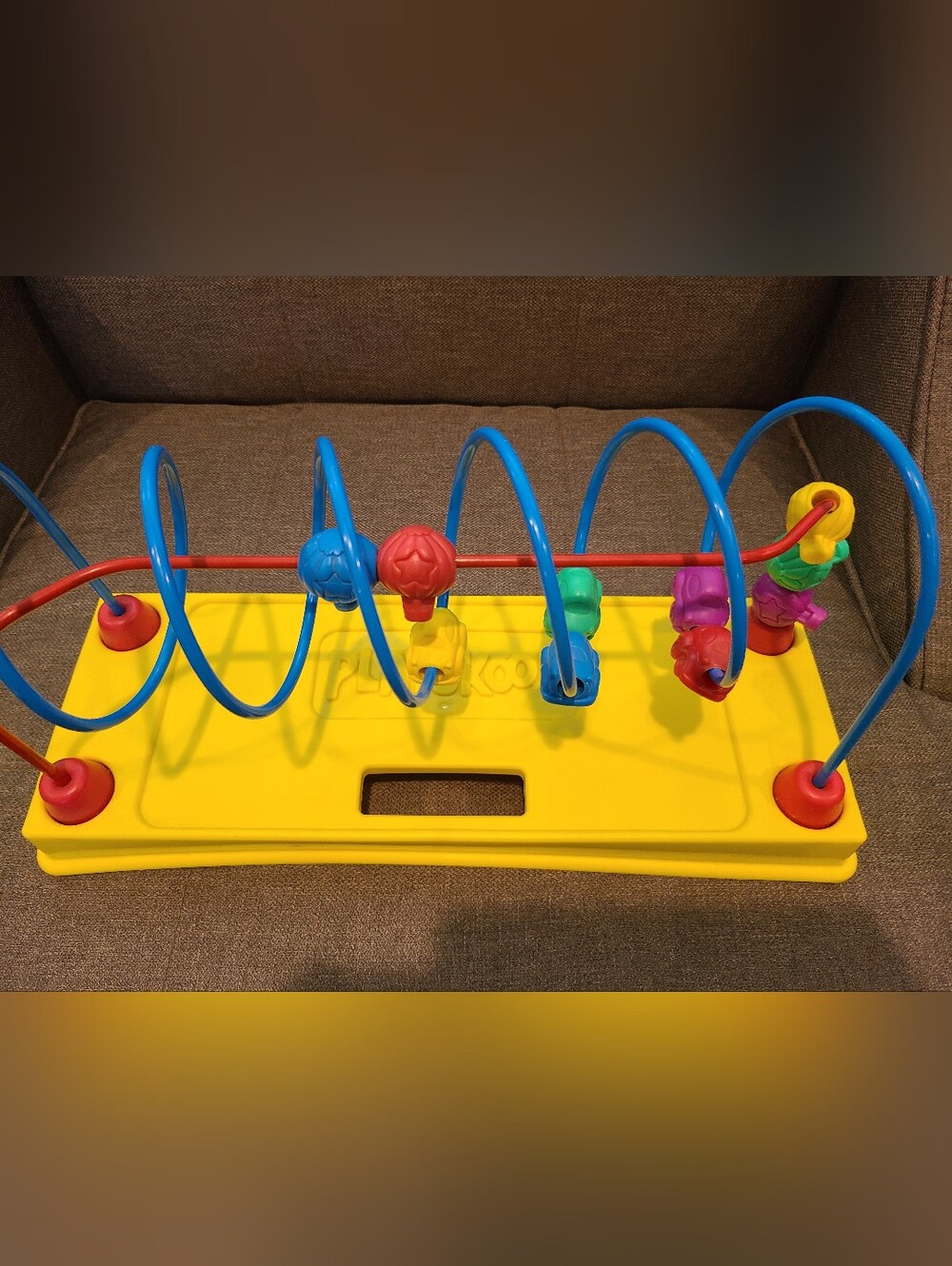 Vintage 1989 Playskool Busy Beads Maze activity center toy
